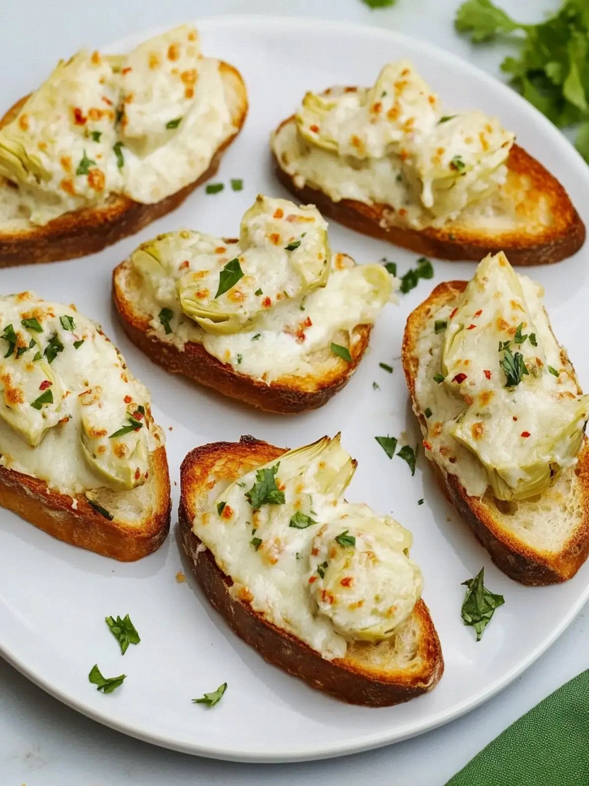 Delicious Artichoke Bruschetta