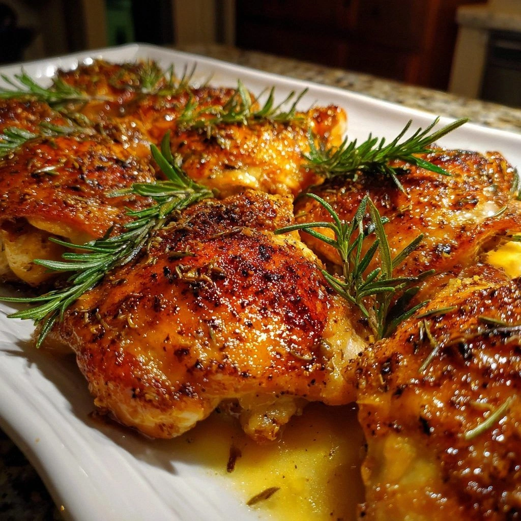 Delicious Baked Chicken Thighs
