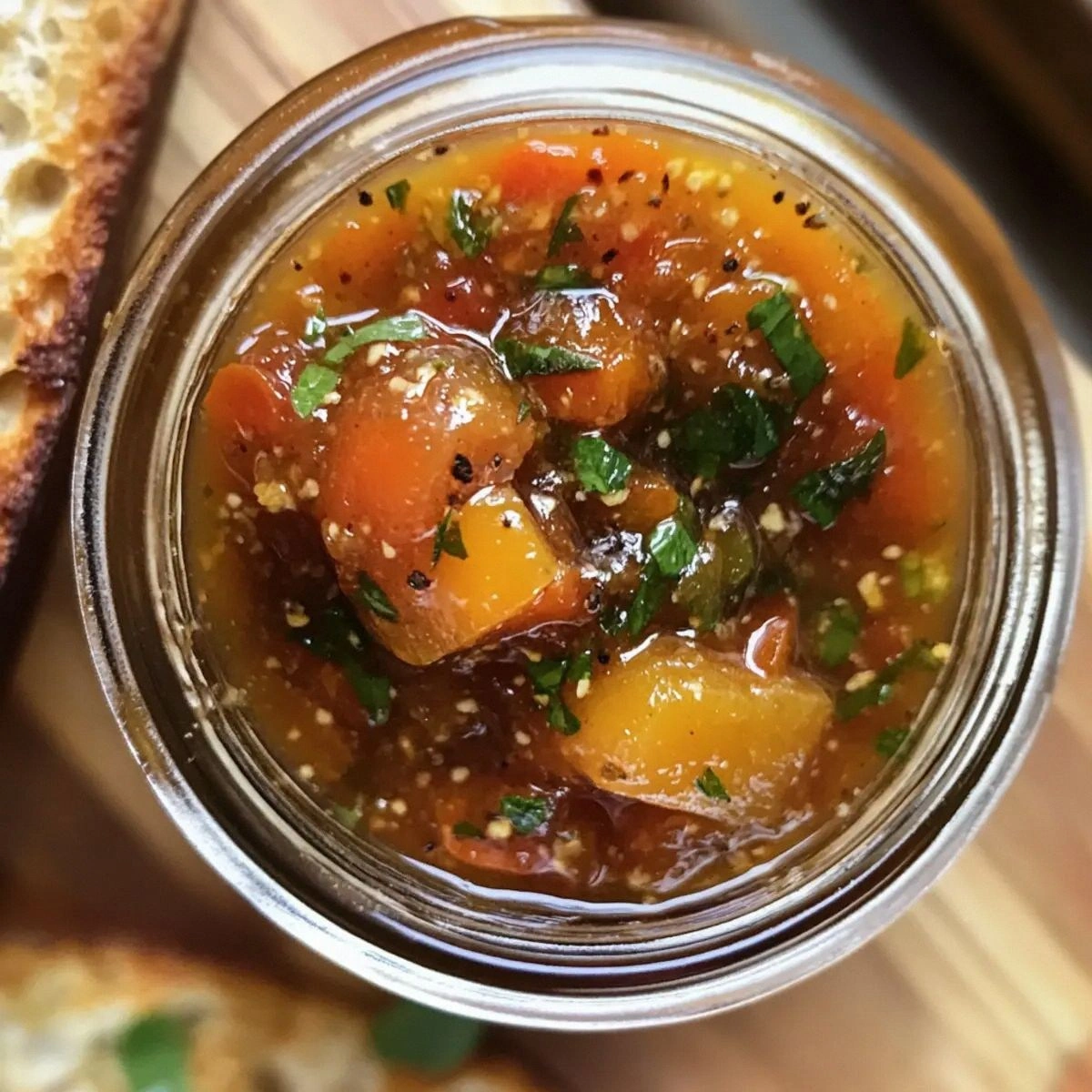 Delicious Basil Peach Heirloom Tomato Jam to Savor Summer