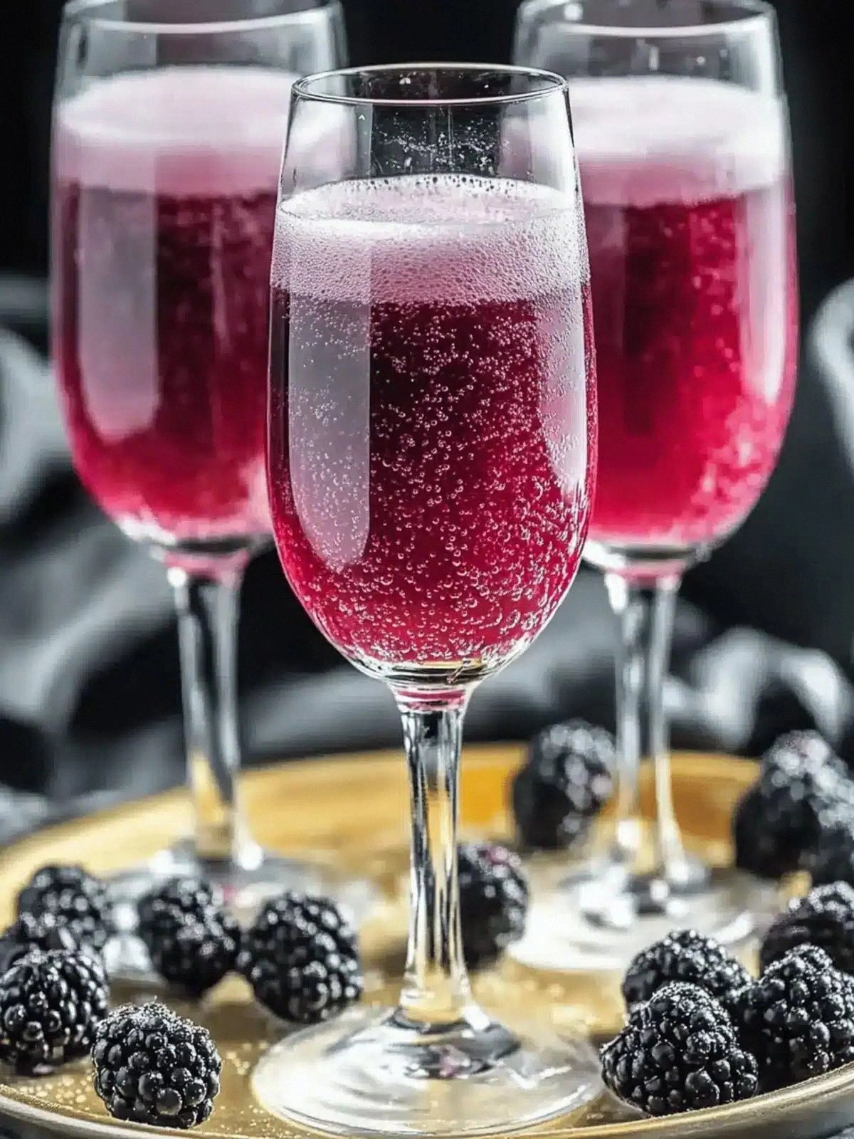 Delicious Blackberry Mimosa fo