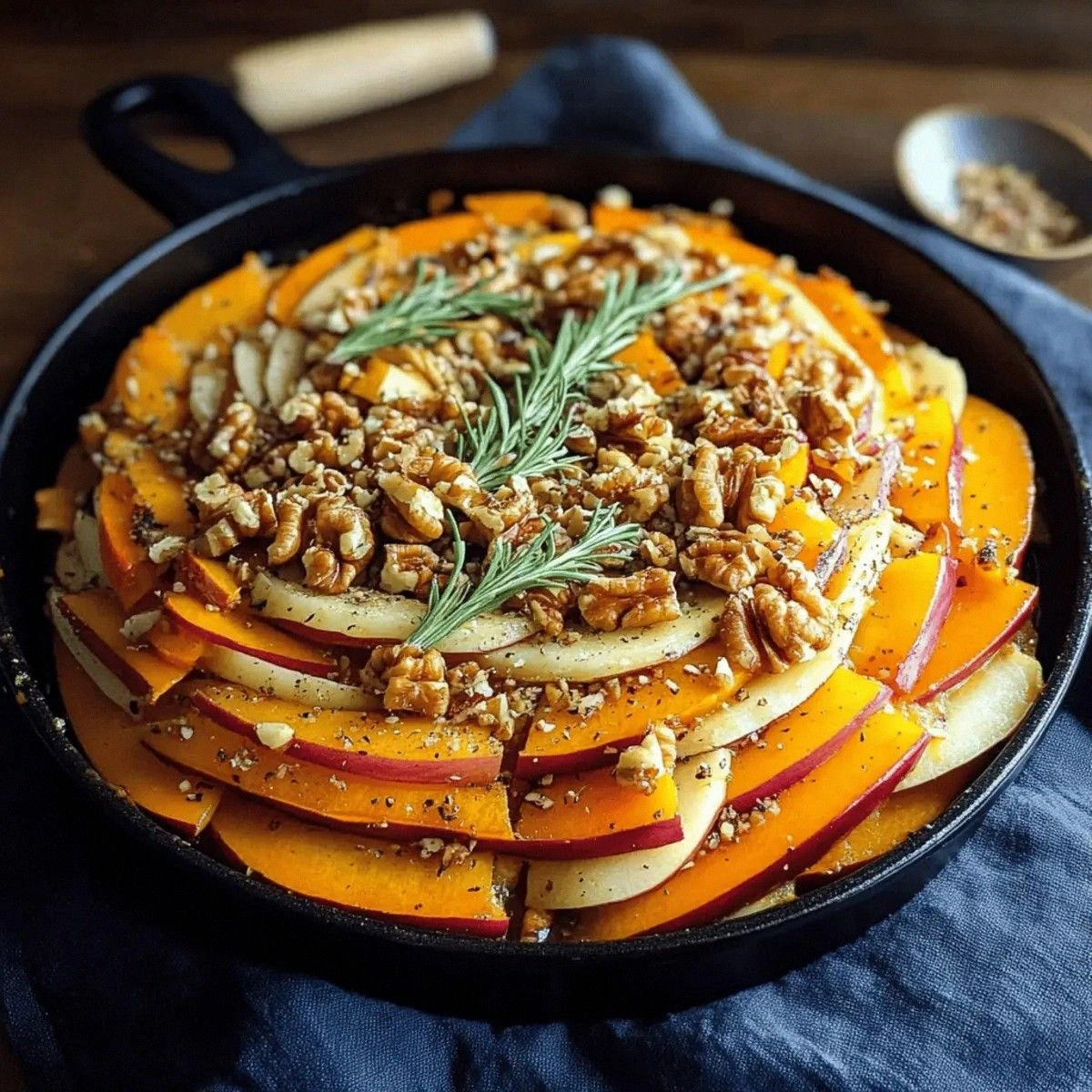 Delicious Butternut Squash, Apple, and Fennel Tian Recipe