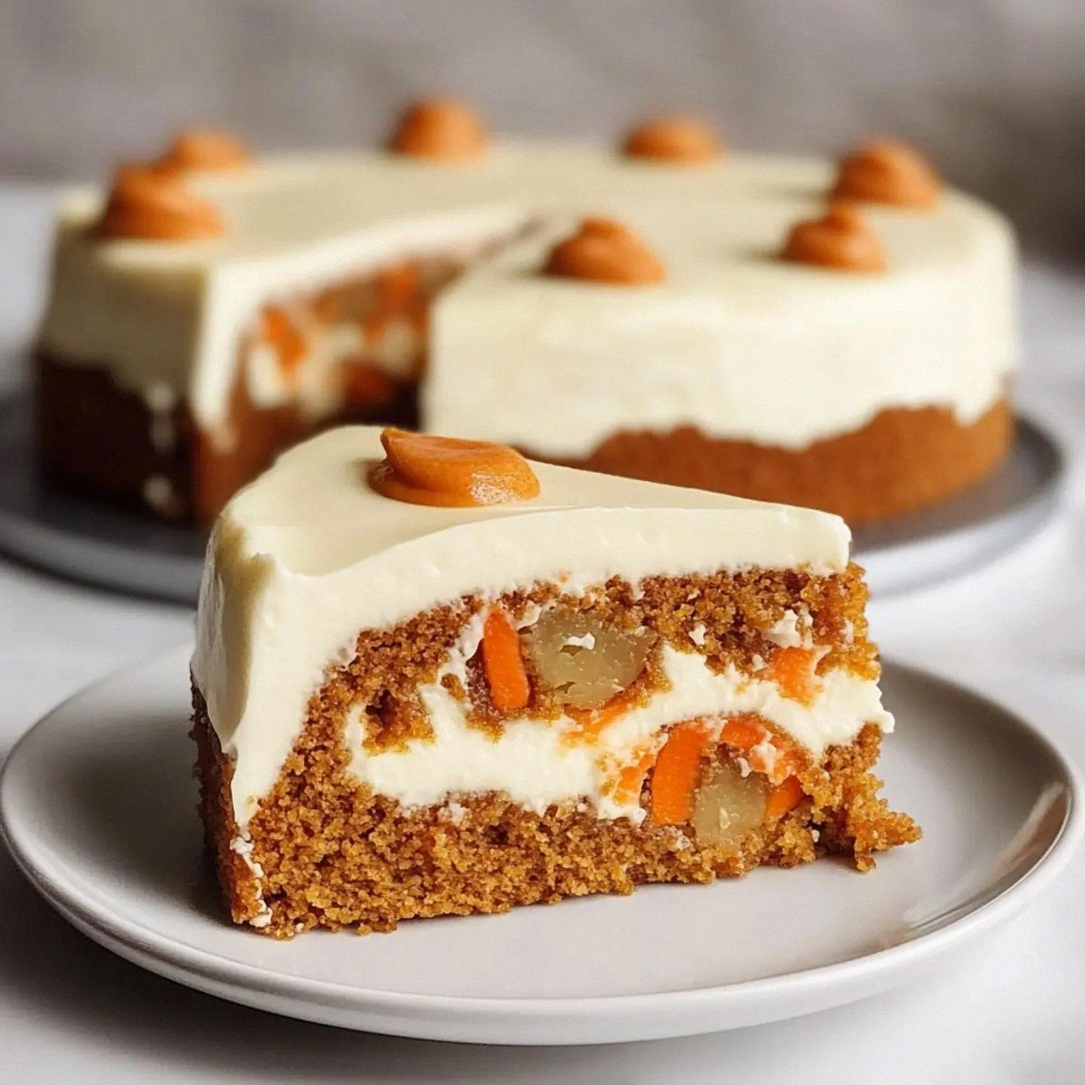 Delicious Carrot Cake Cheesecake: A Sweet Dream Come True