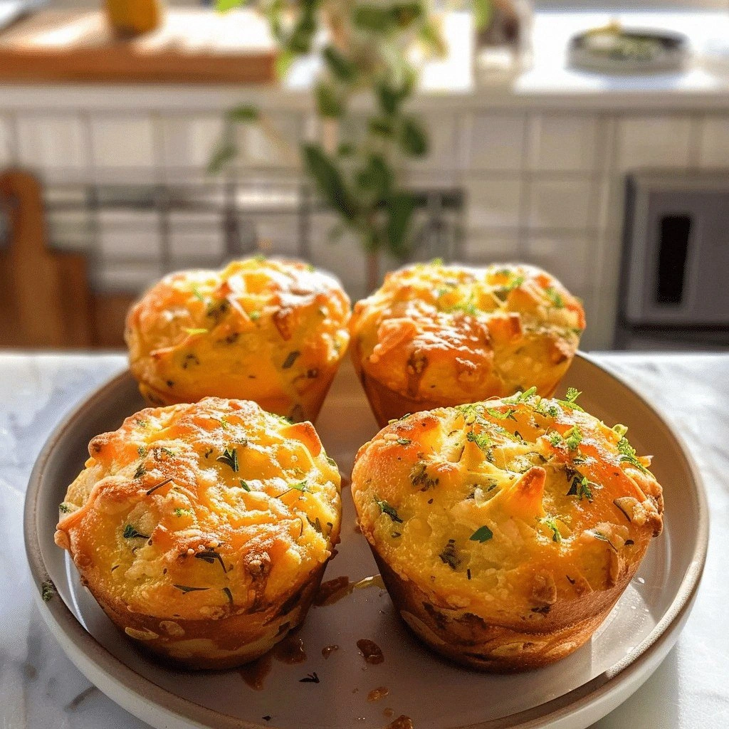 Delicious Cheese and Herb Muff