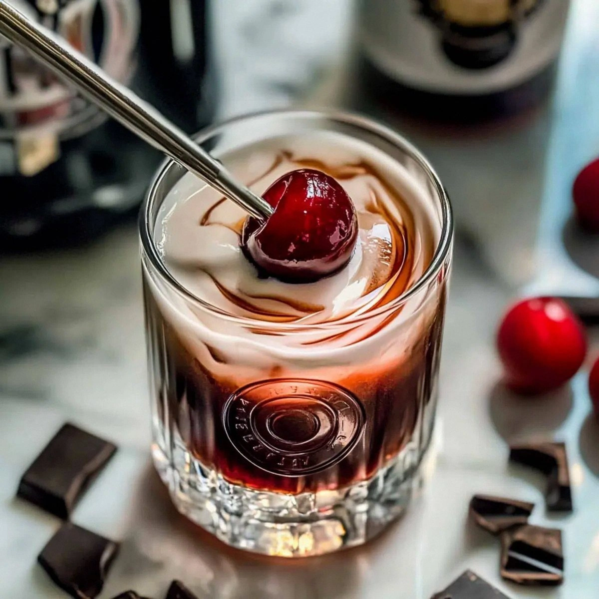 Delicious Cherry White Russian for Your Cozy Night In