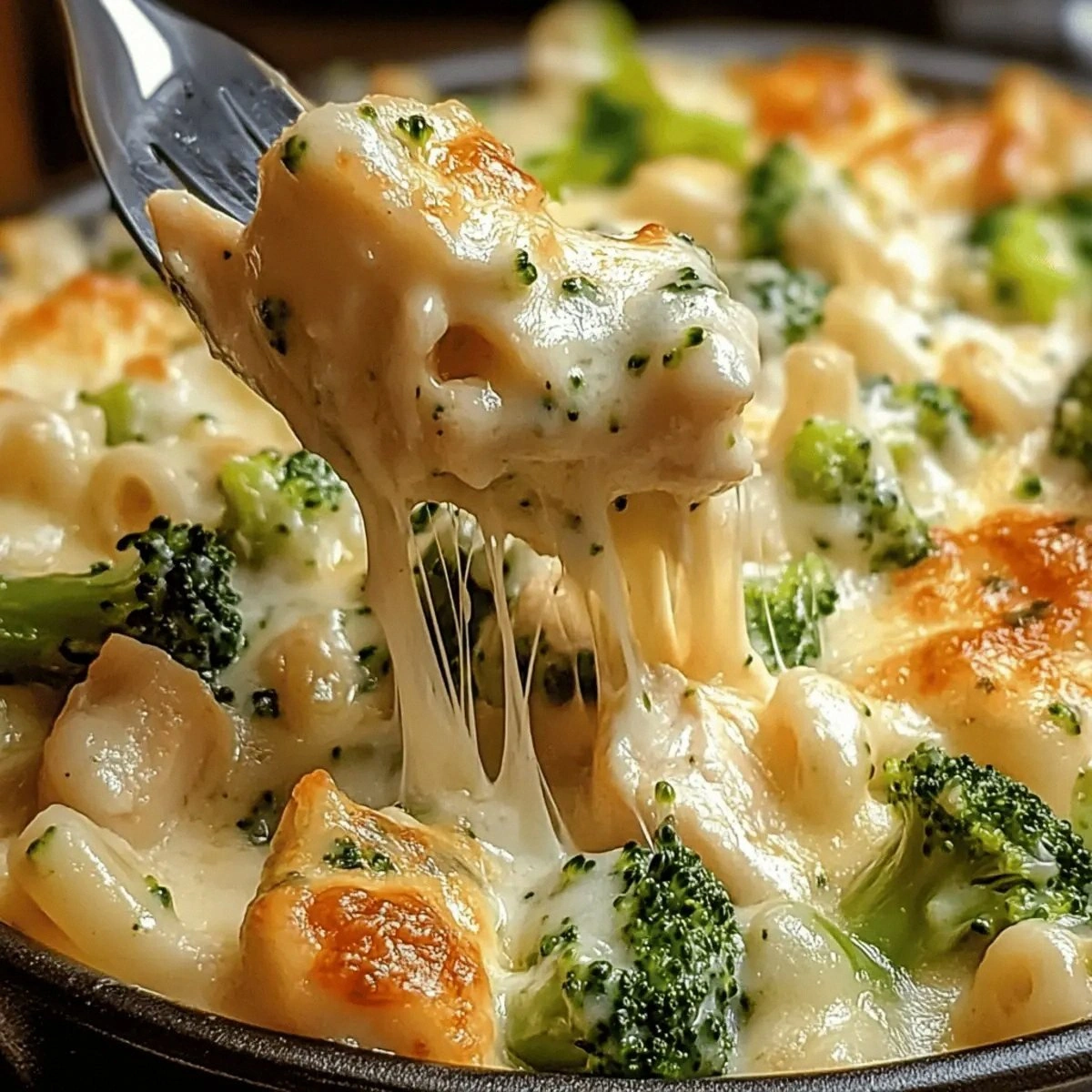 Delicious Chicken and Broccoli Alfredo Bake Recipe for Families