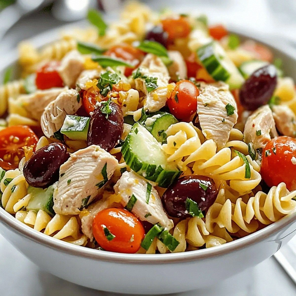 Delicious Chicken Pasta Salad for Vibrant Meal Prep Fun