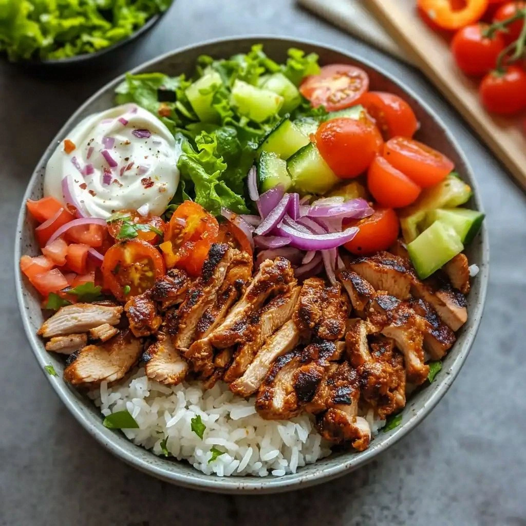 Delicious Chicken Shawarma Bow