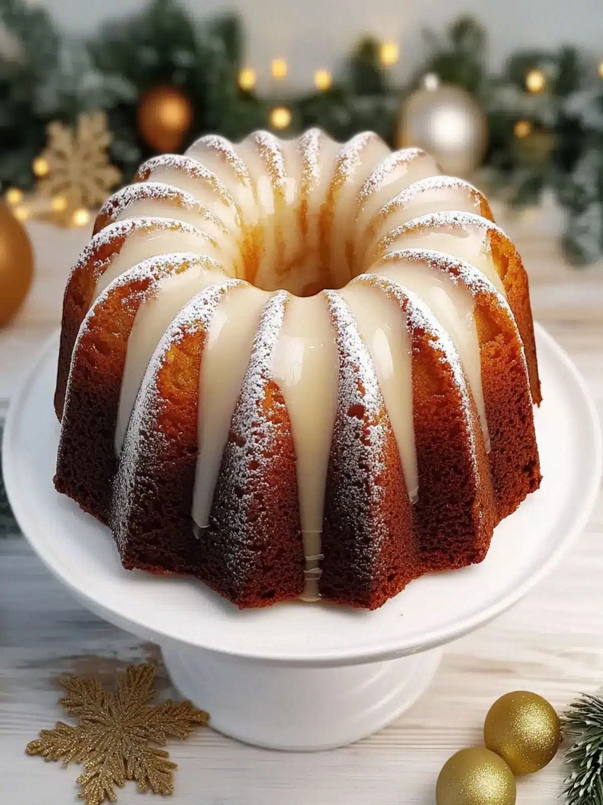 Delicious Christmas Eggnog Bun