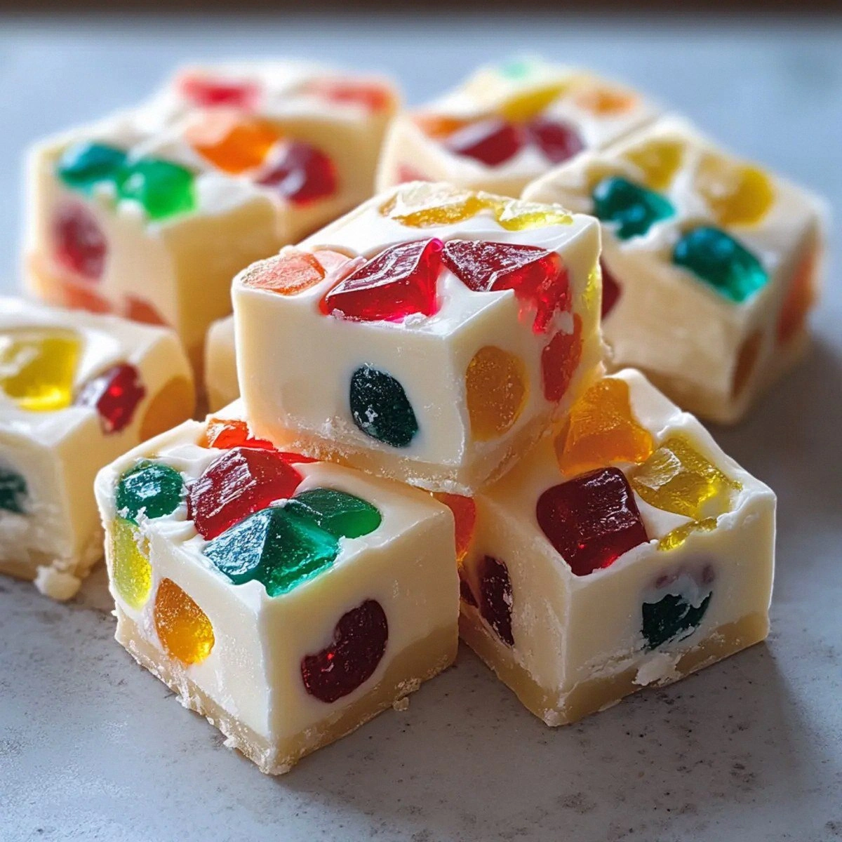 Delicious Christmas Gumdrop Fudge for Your Holiday Table