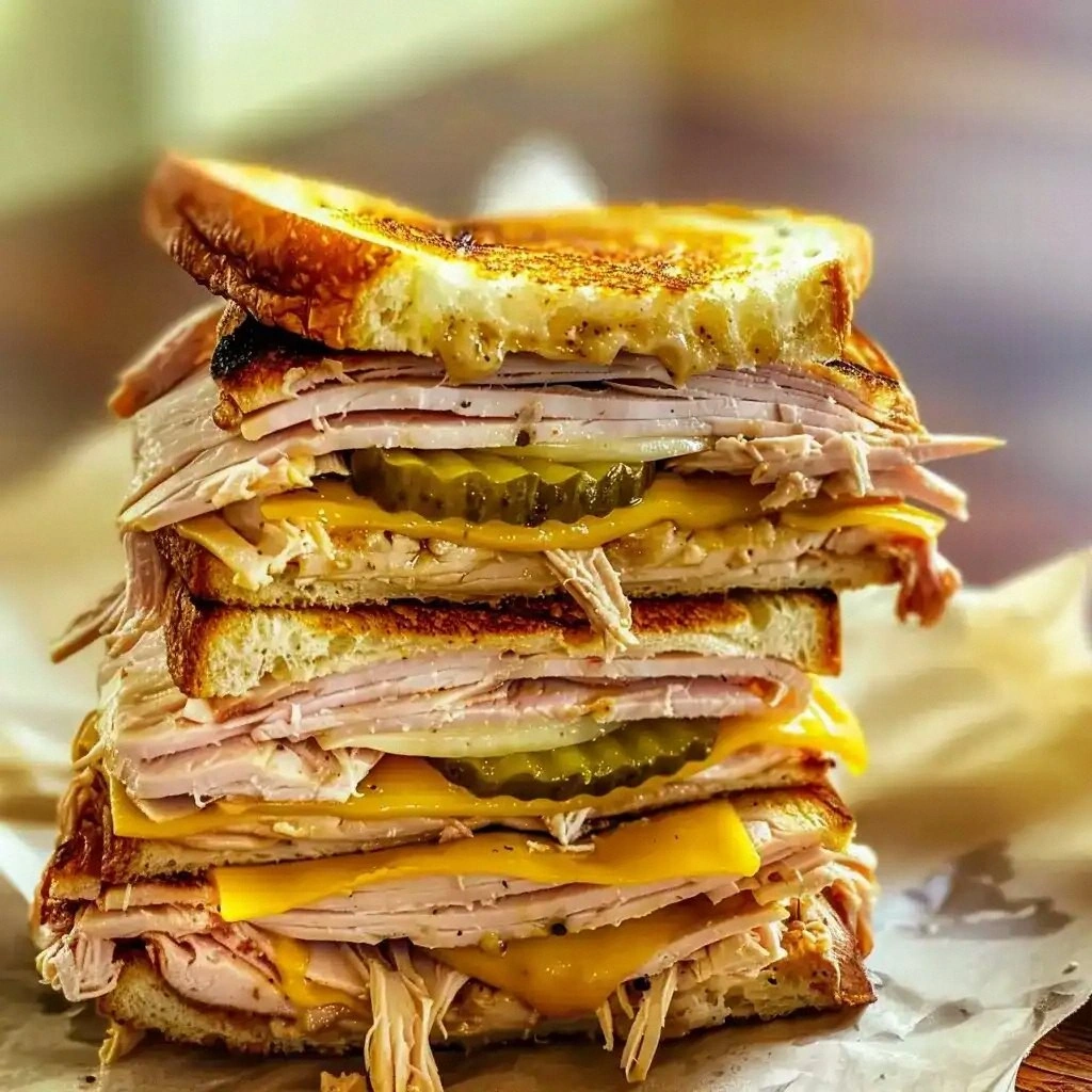 Delicious Cuban Turkey Sandwic
