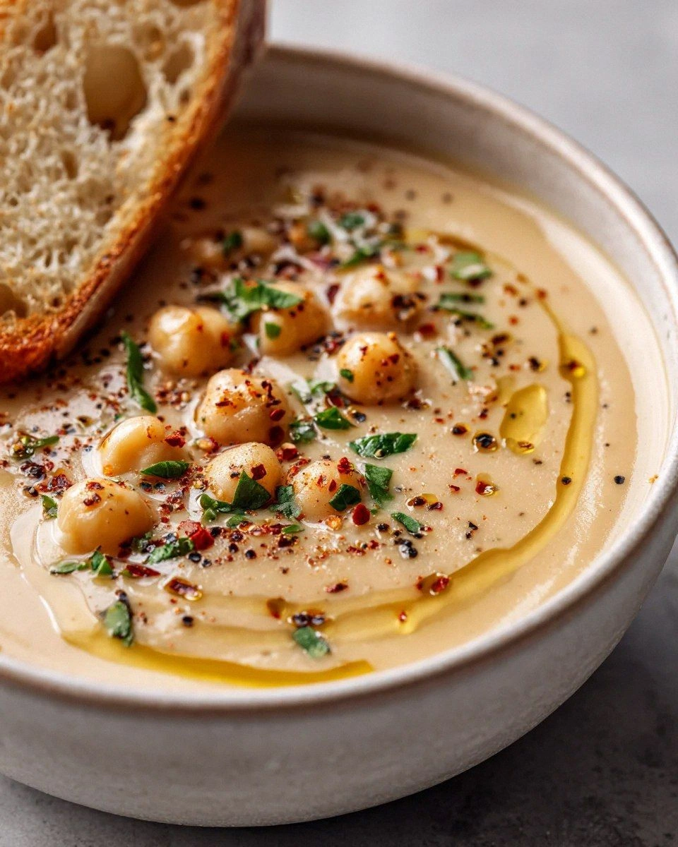 Delicious Easy Garlic Chickpea Soup Recipe for Everyone!