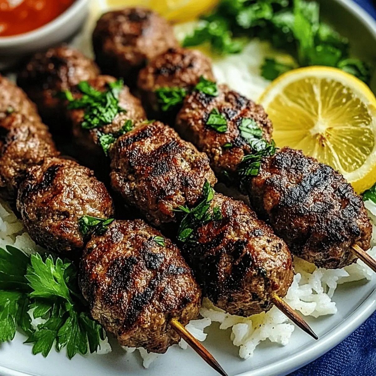 Delicious Egyptian Kofta Kebab: A Flavorful Home Feast