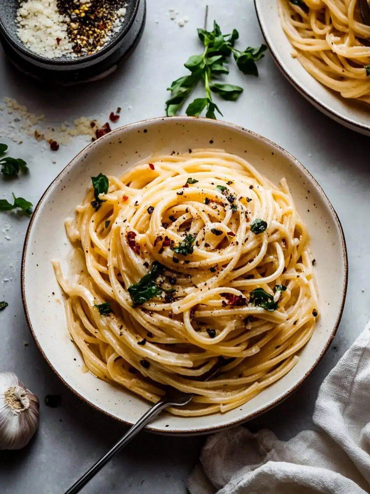 Delicious Garlic and Oil Pasta