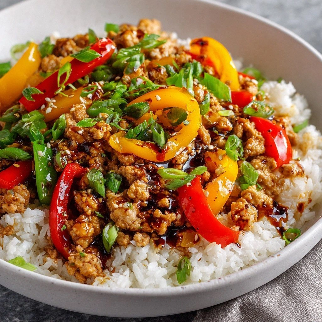 Delicious Ground Turkey Rice B