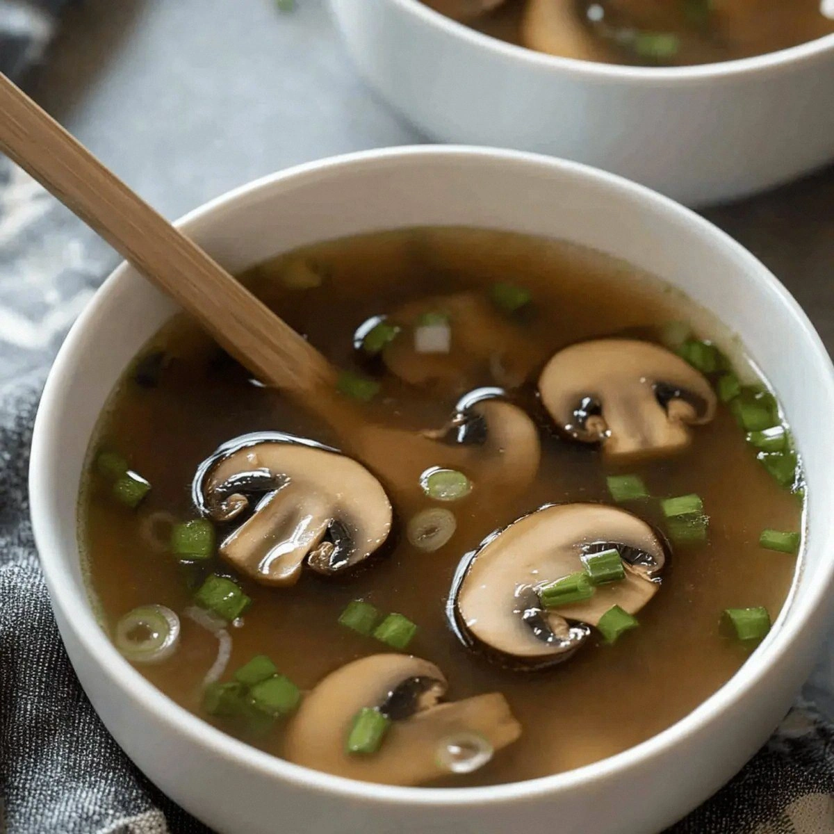 Delicious Hibachi Japanese Clear Soup That He’sals You Up