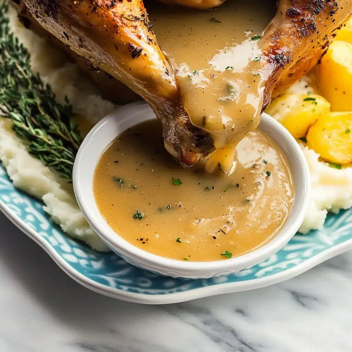 Delicious Homemade Turkey Grav
