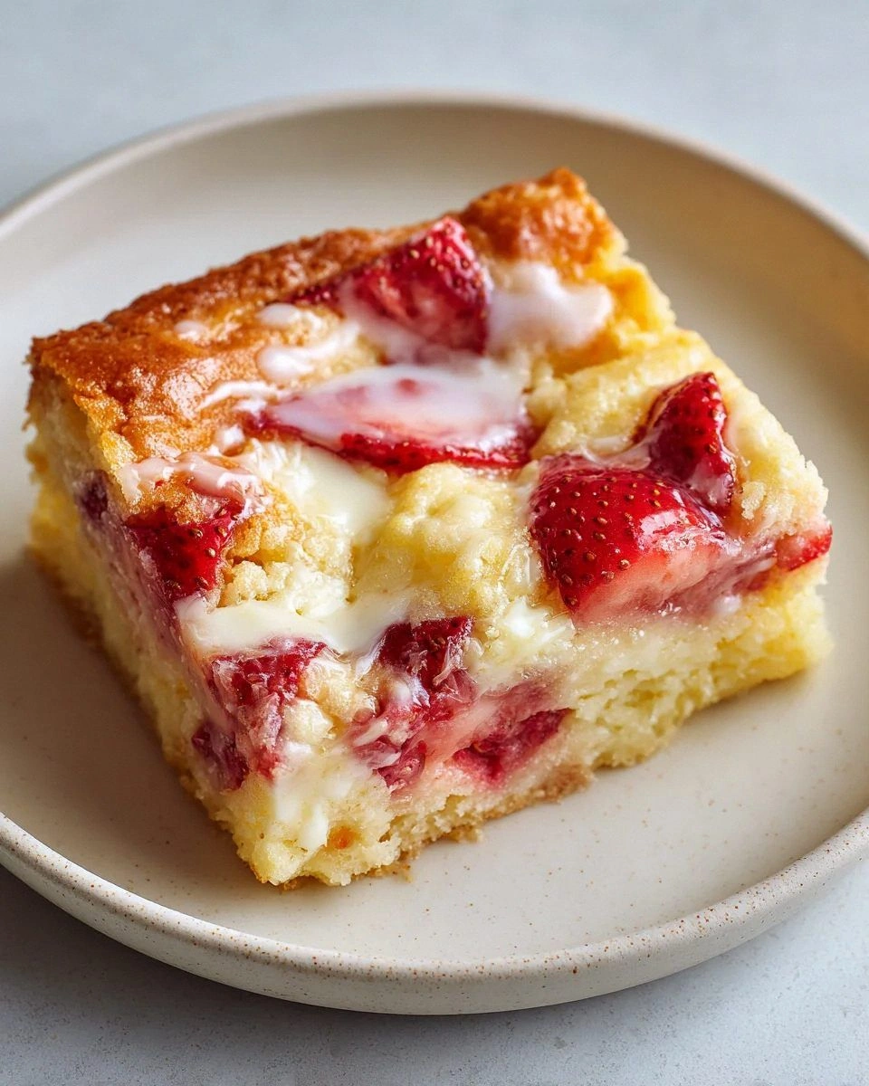 Delicious Keto Strawberry Cream Cheese Cobbler Recipe!