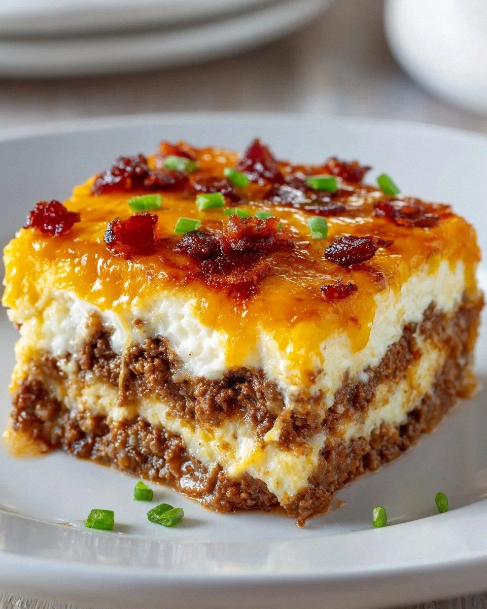 Delicious Low Carb Beef Bacon Cheeseburger Casserole Recipe