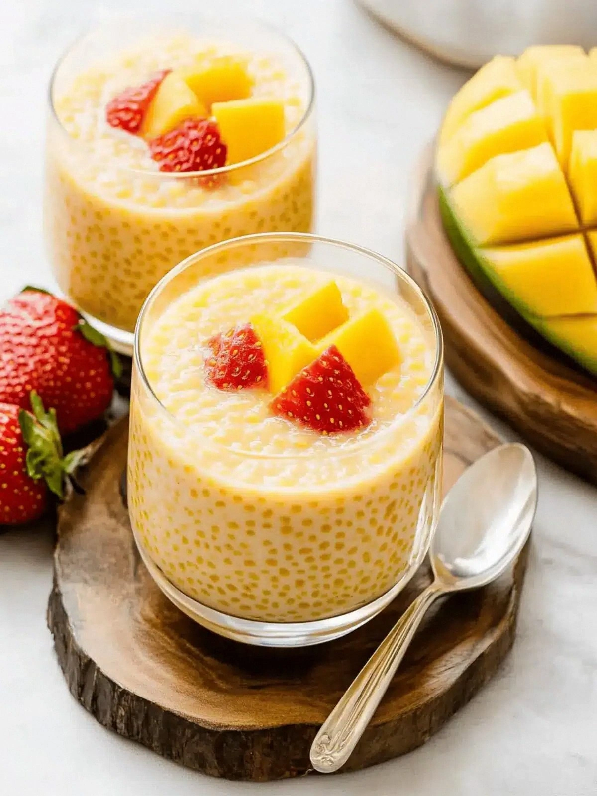 Delicious Mango Tapioca Puddin