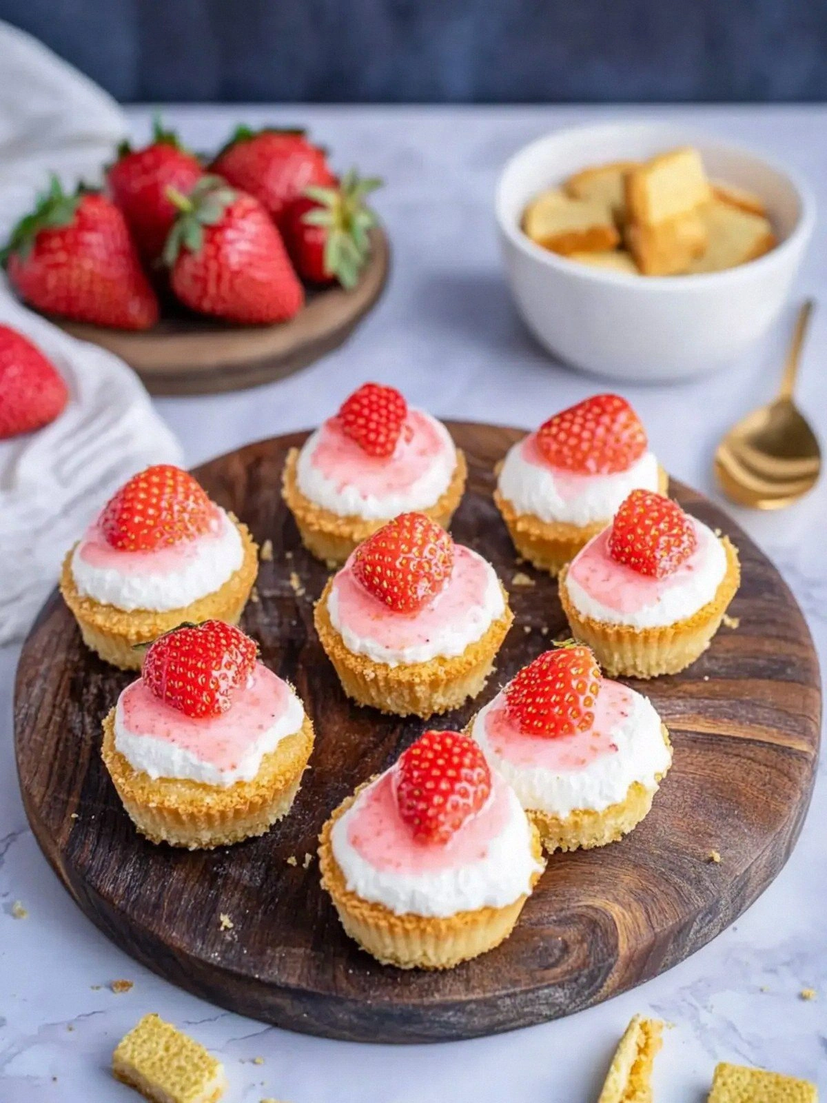 Delicious Mini Strawberry Chee