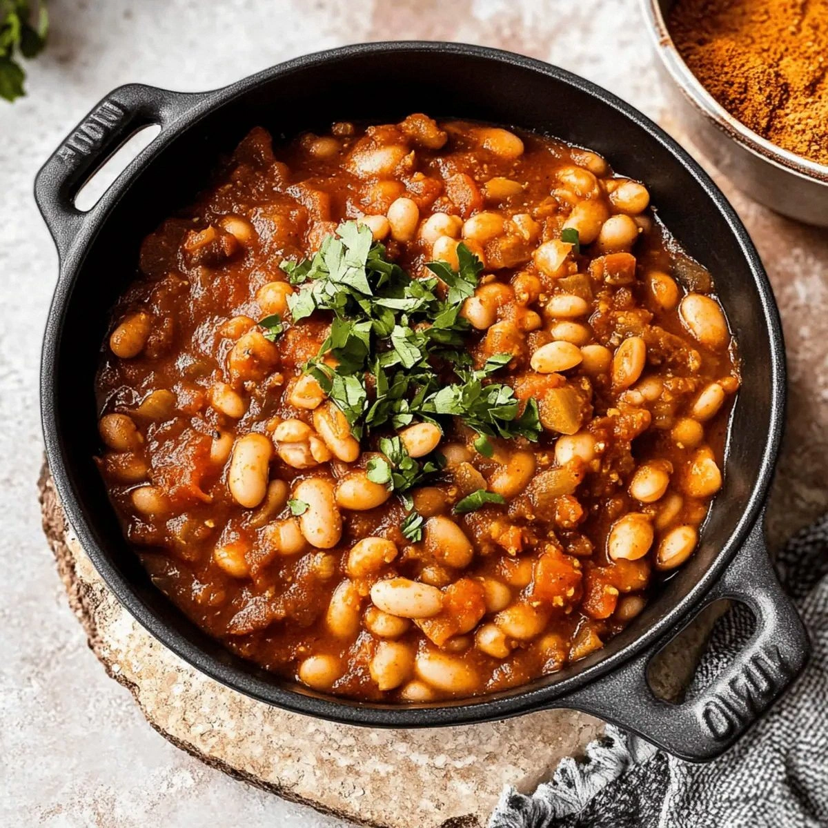 Delicious Moroccan Stewed White Beans: Cozy One-Pot Wonder