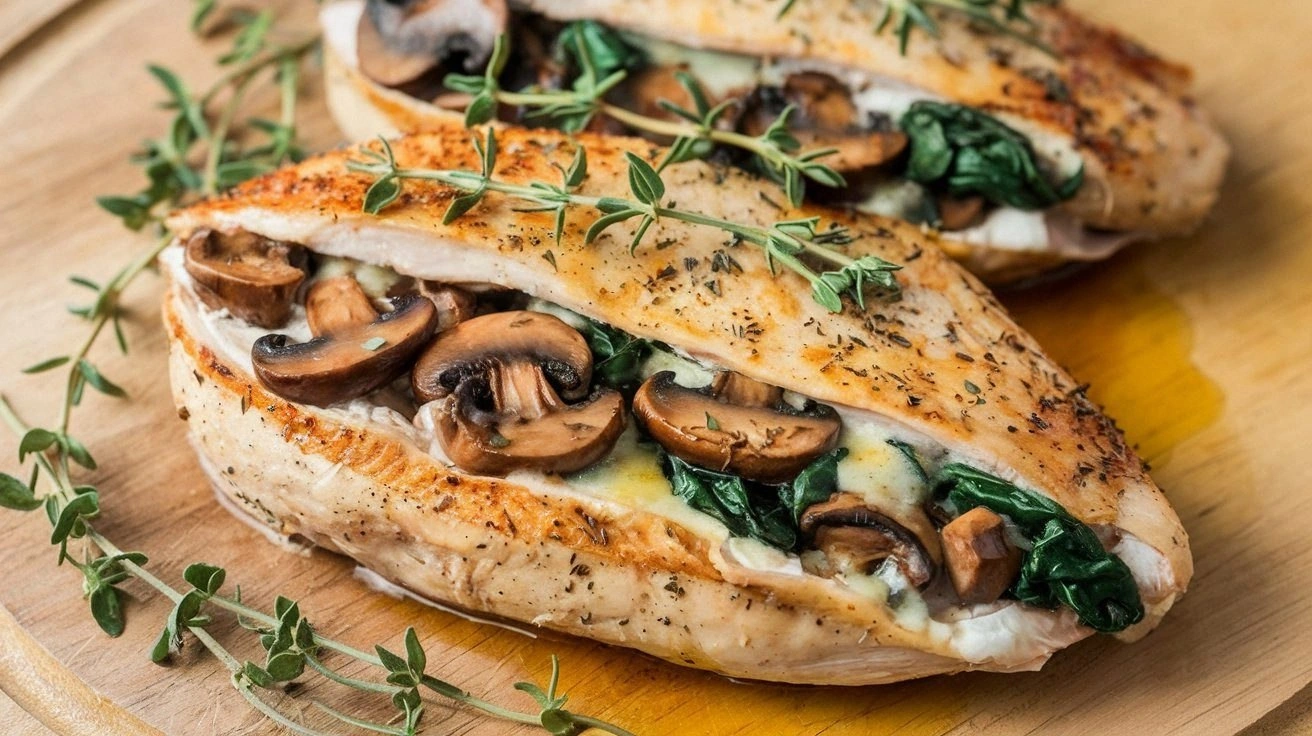 Delicious Mushroom Stuffed Chi