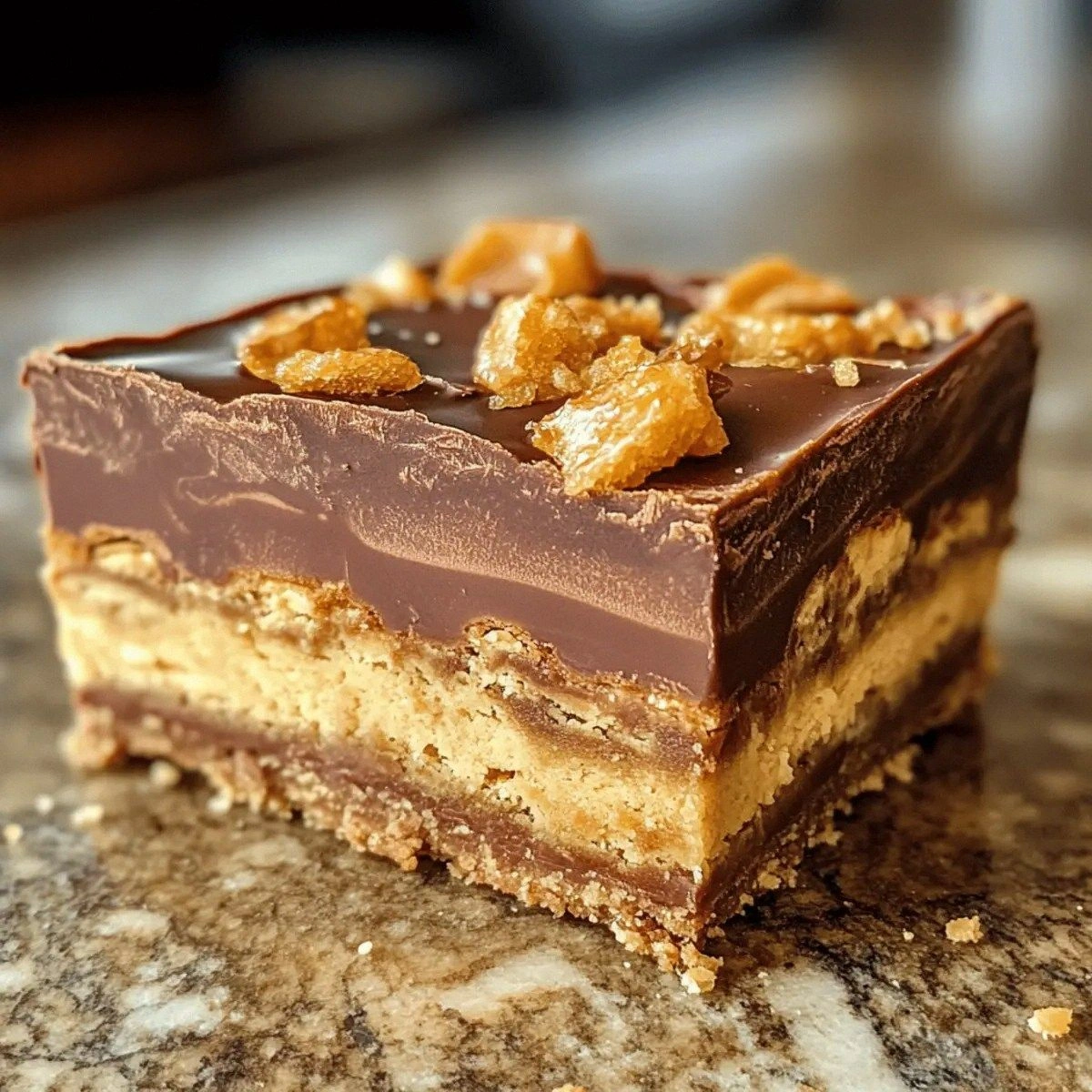 Delicious No-Bake Crunchie Slice: Easy 5-Ingredient Treat