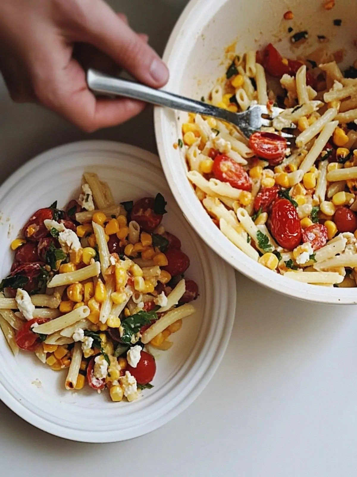 Delicious Pasta Salad with Roa