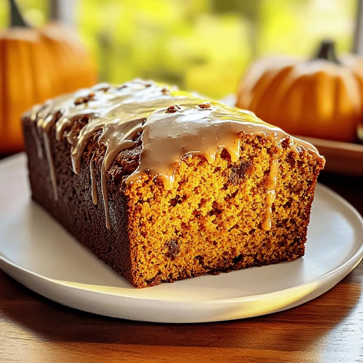 Delicious Pumpkin Bread with Maple Glaze for Cozy Mornings