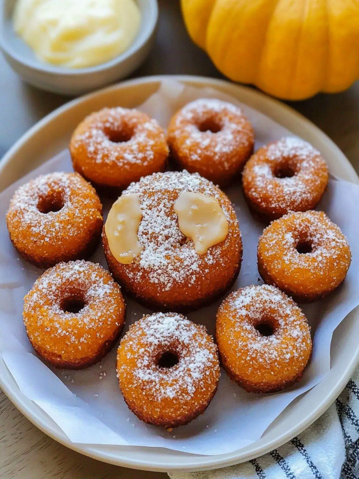 Delicious Pumpkin Donut Holes 