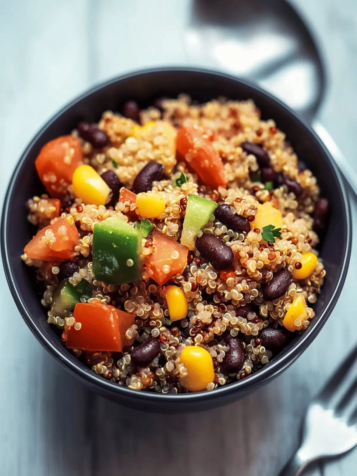 Delicious Quinoa Taco Bowl for