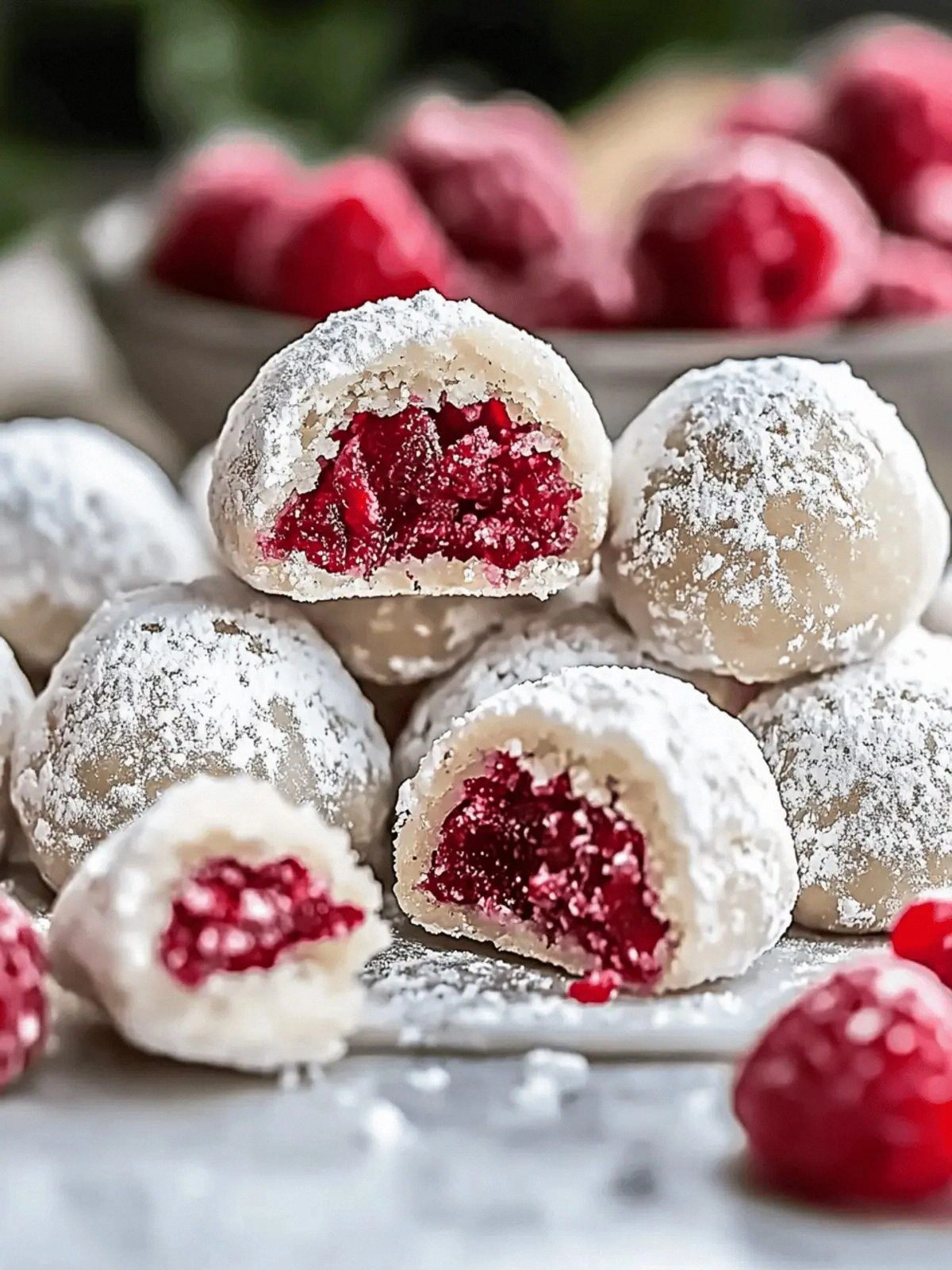 Delicious Raspberry Almond Sno