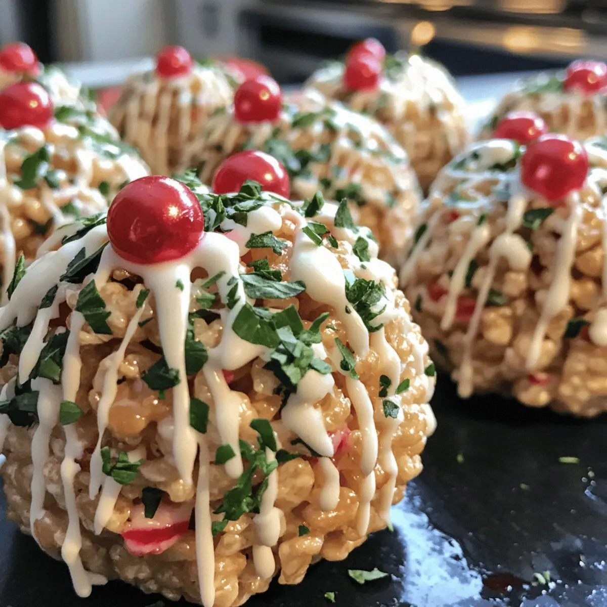 Delicious Rice Krispie Christmas Puds for Guilt-Free Treats