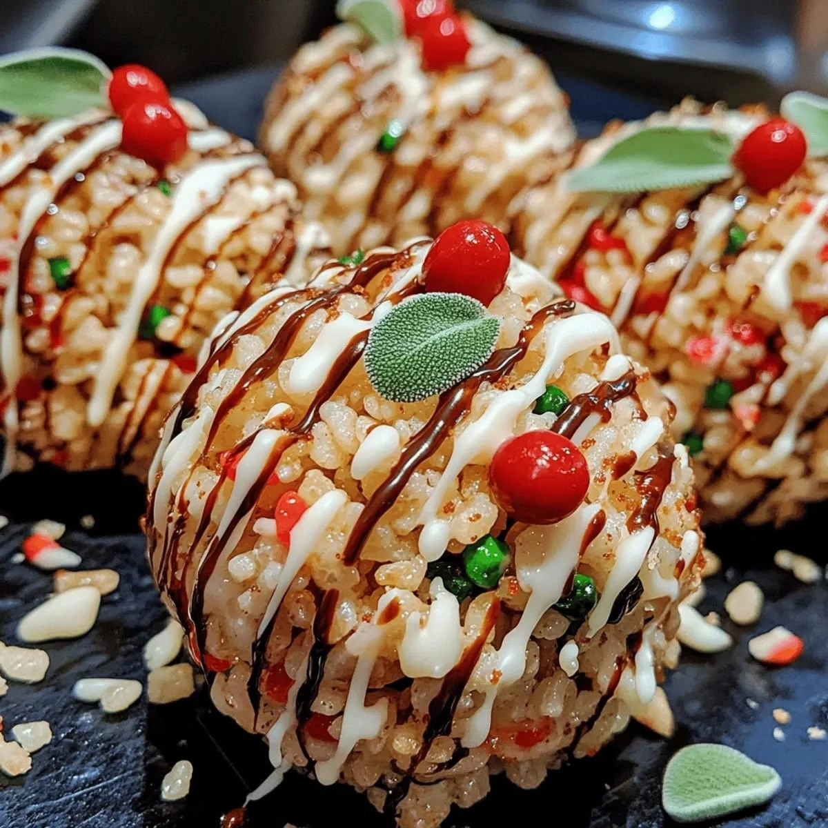 Delicious Rice Krispie Christmas Puds for Guilt-Free Treats