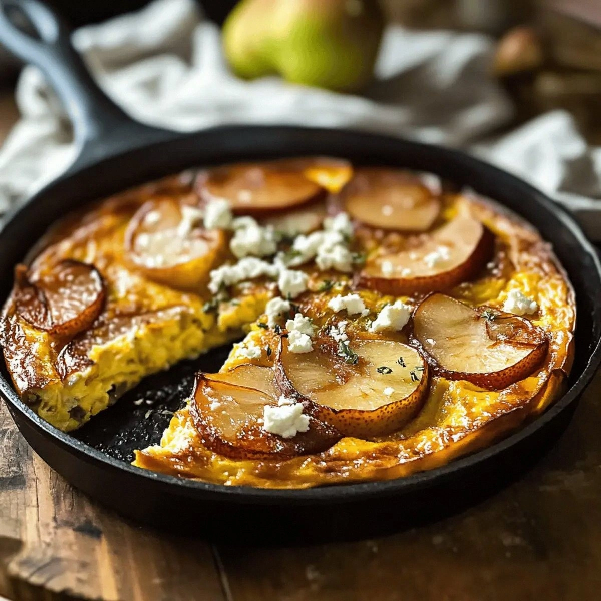 Delicious Roasted Pear Frittata for Cozy Mornings