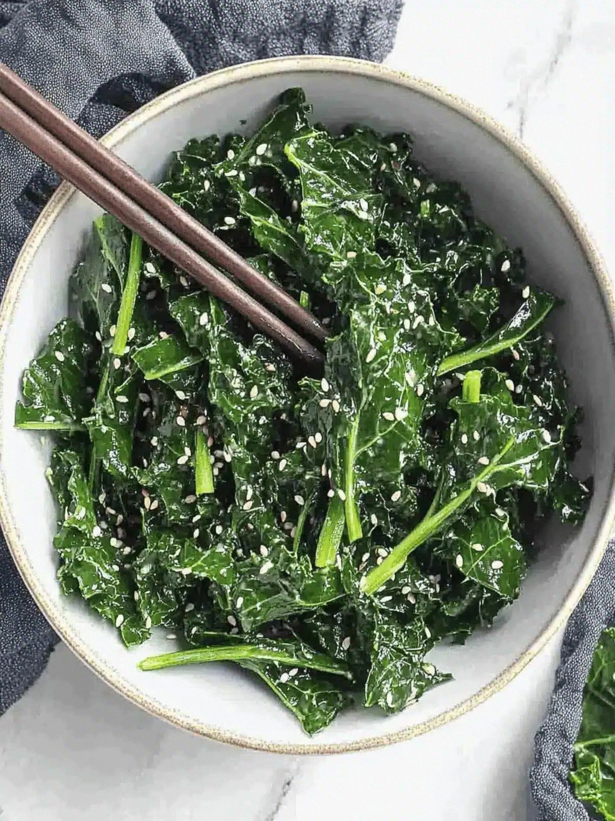 Delicious Sesame Kale: Elevate