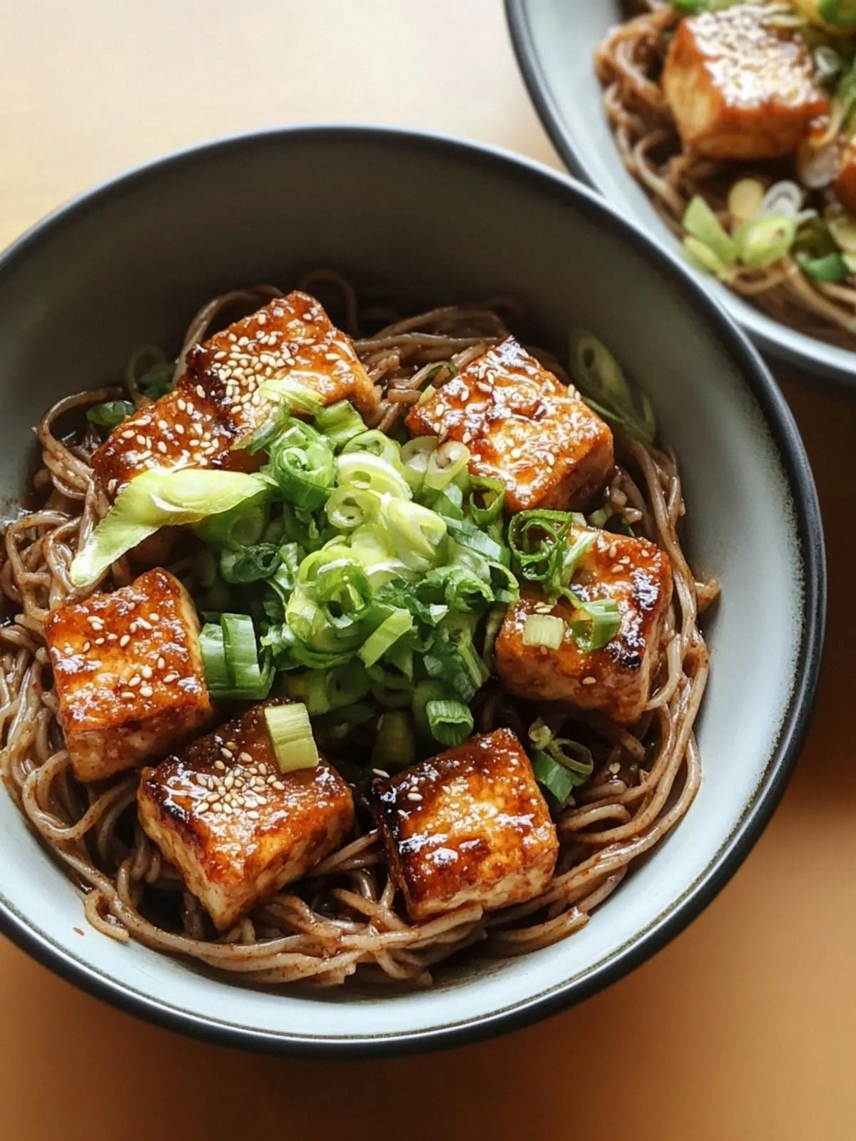 Delicious Sesame Soba Noodles 