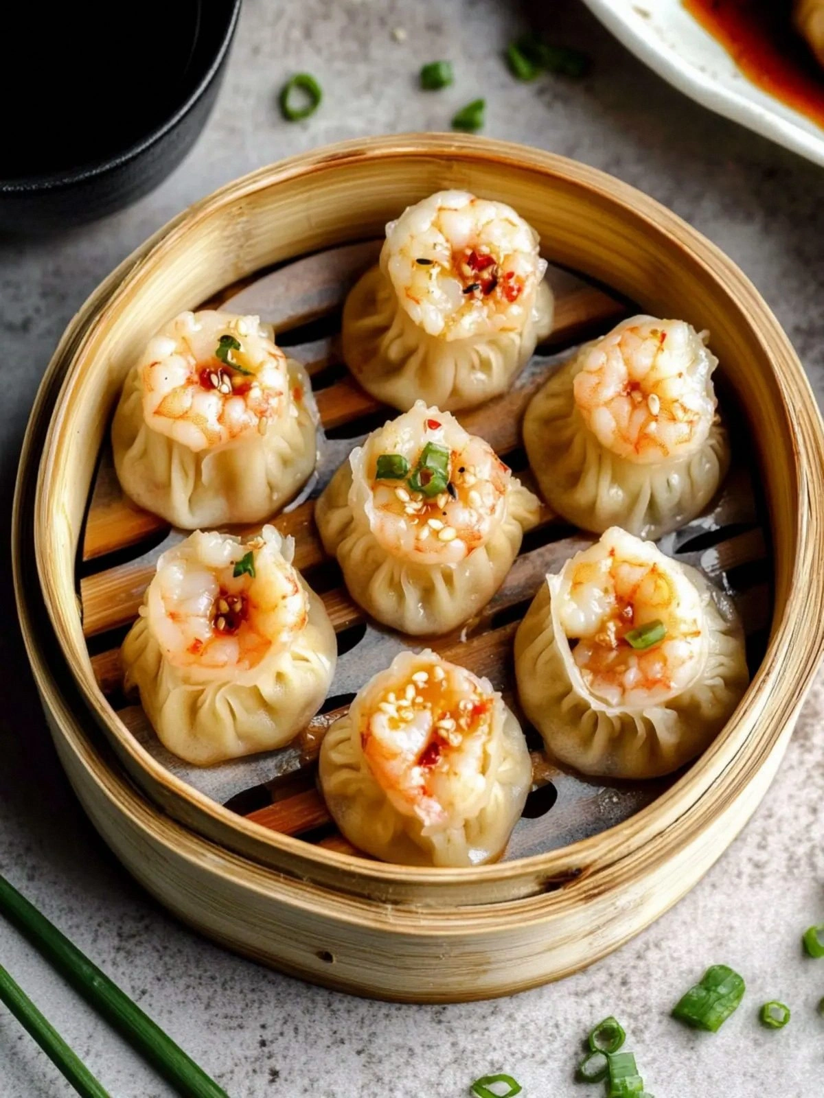 Delicious Shrimp Shumai: Steam