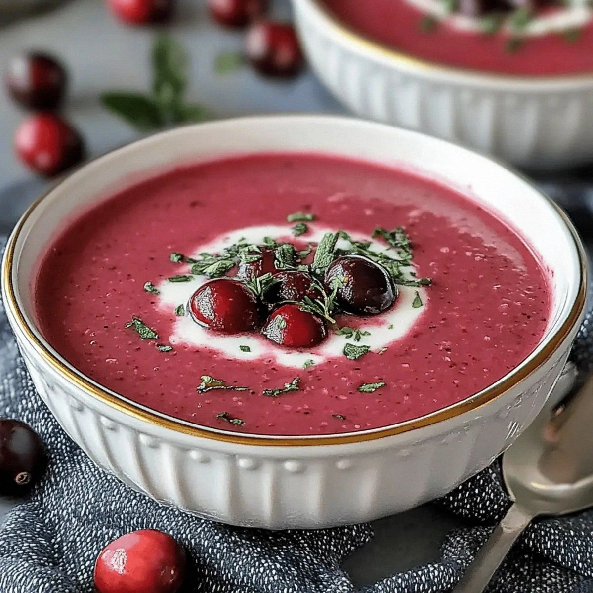 Delicious Spiced Cranberry Soup for Cozy Gatherings