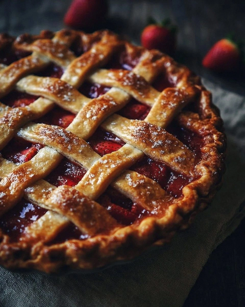 Delicious Strawberry Rhubarb Pie