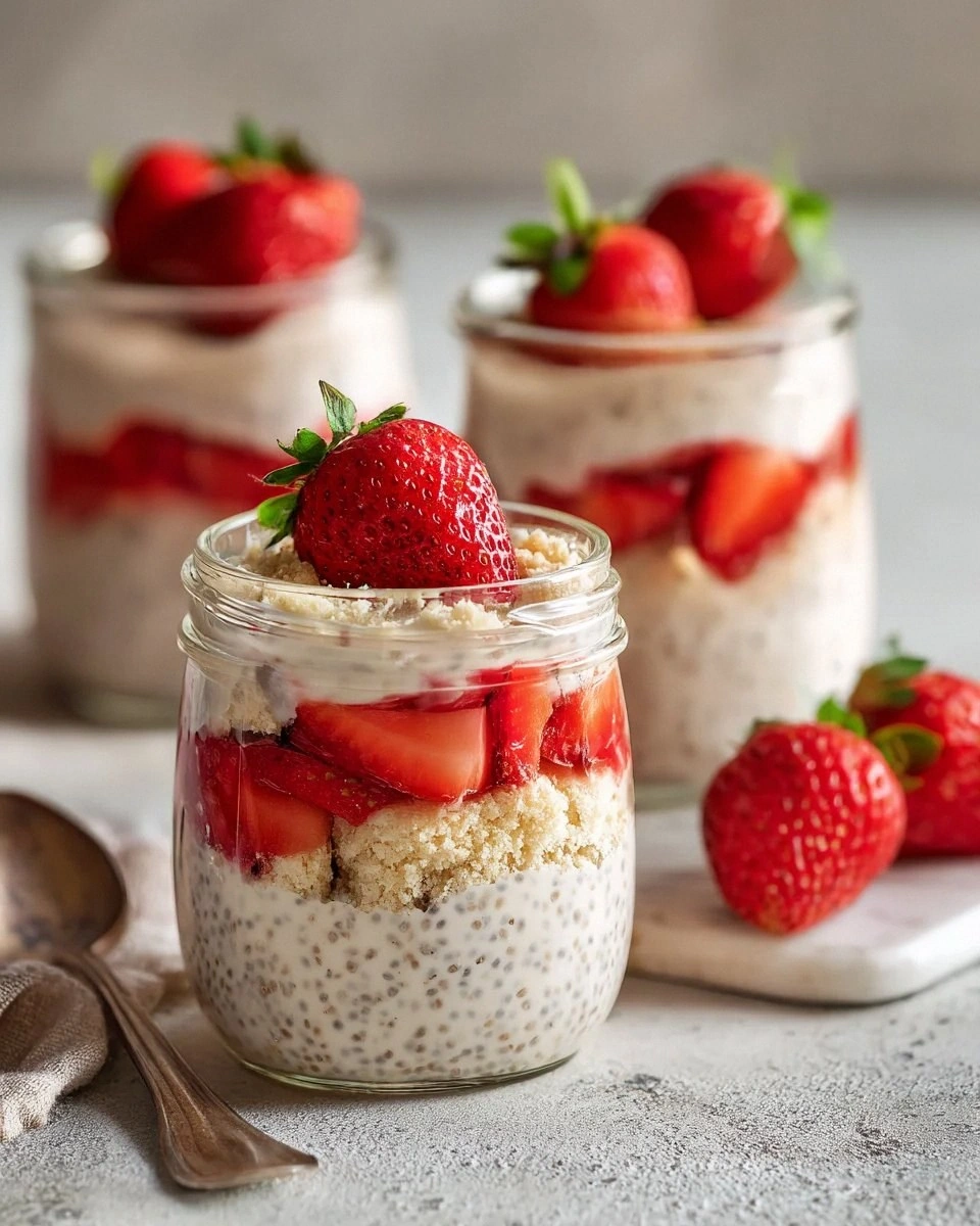 Delicious Strawberry Shortcake Chia Pudding Recipe to Try!