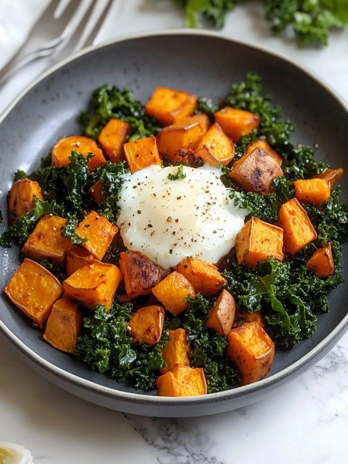 Delicious Sweet Potato and Kal