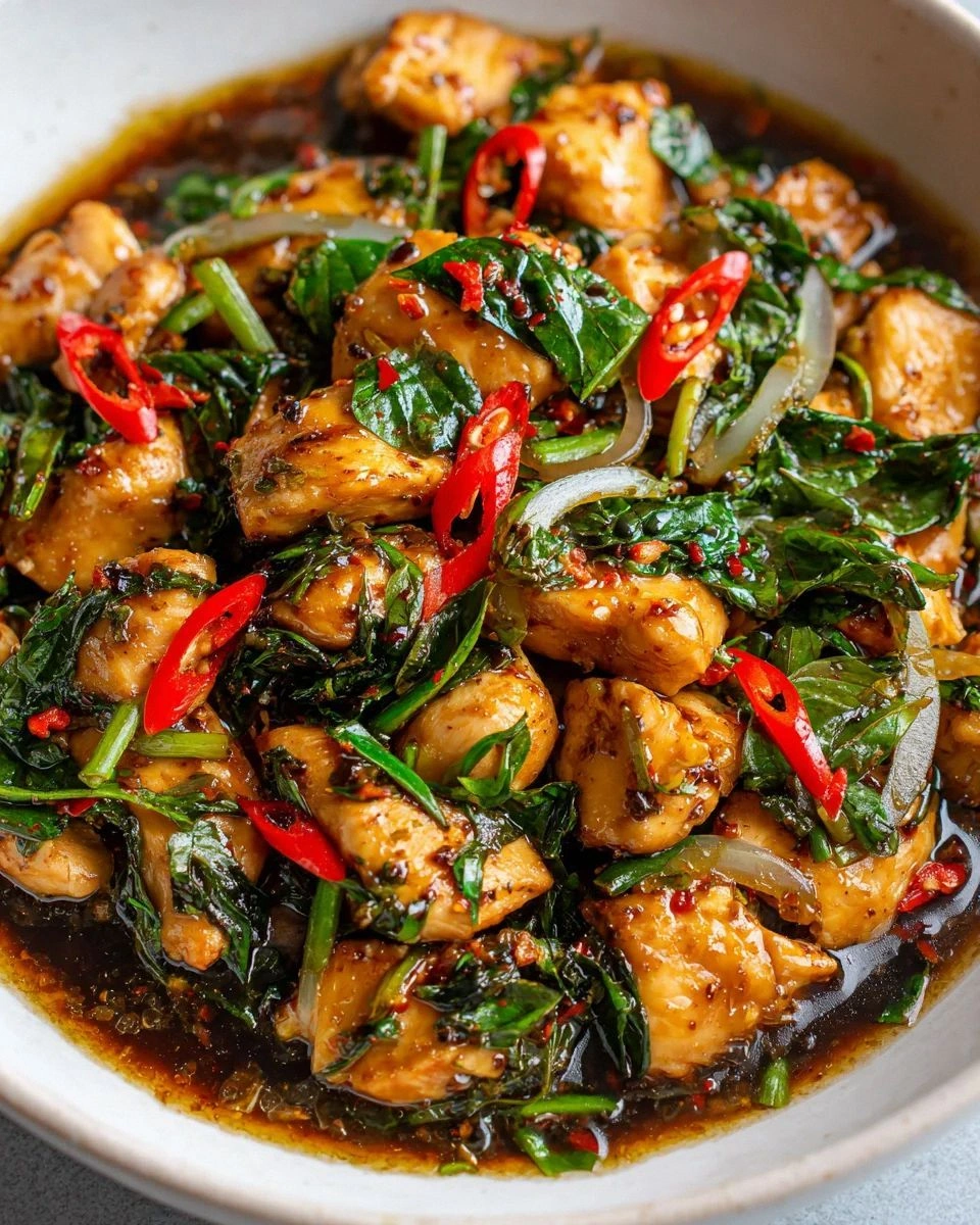 Delicious Thai Basil Chicken Stir Fry Recipe You’ll Love!
