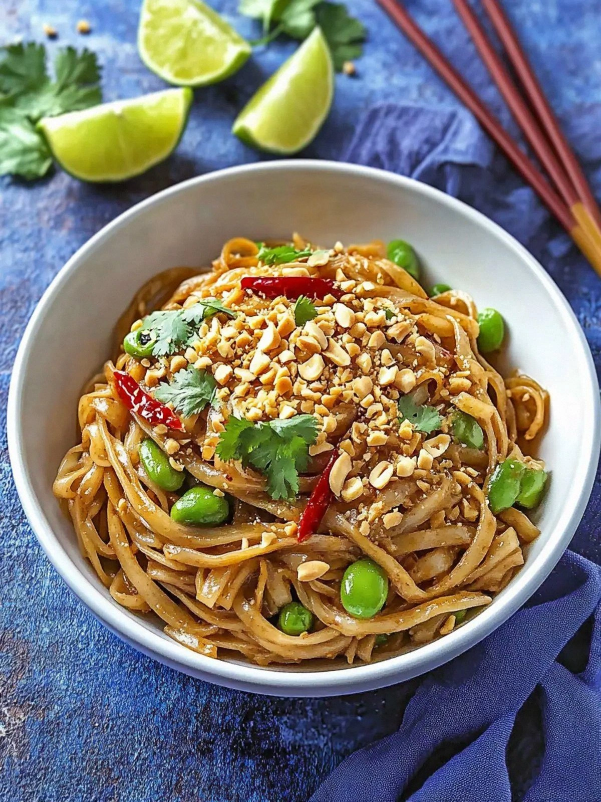 Delicious Thai Peanut Noodles 