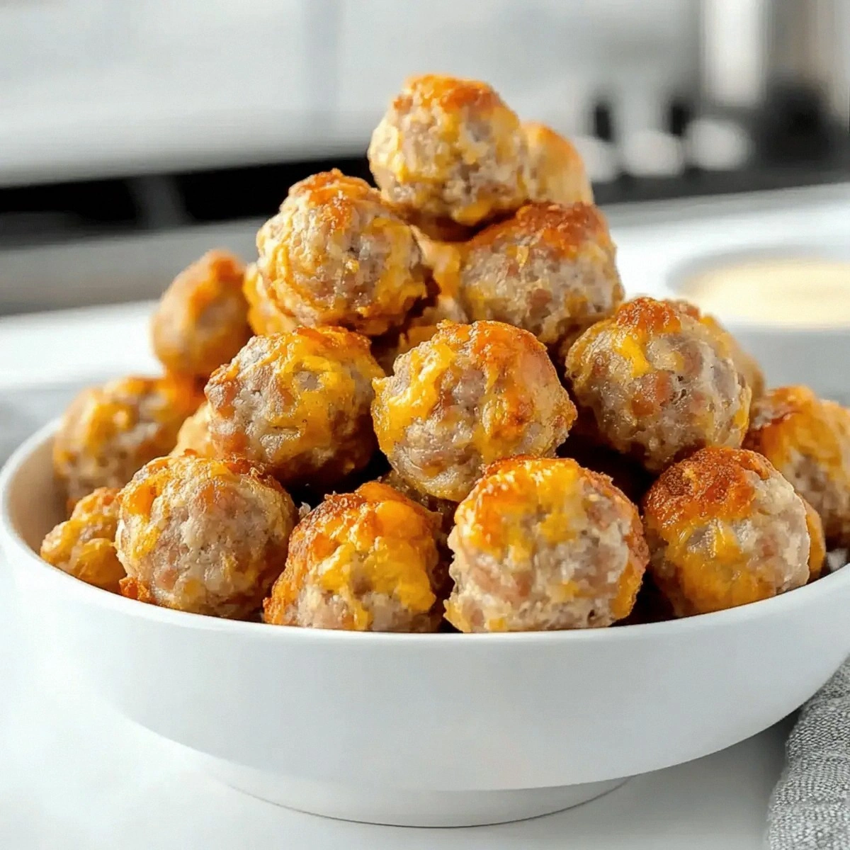 Delicious Toddler Sausage Balls for Happy Snack Time