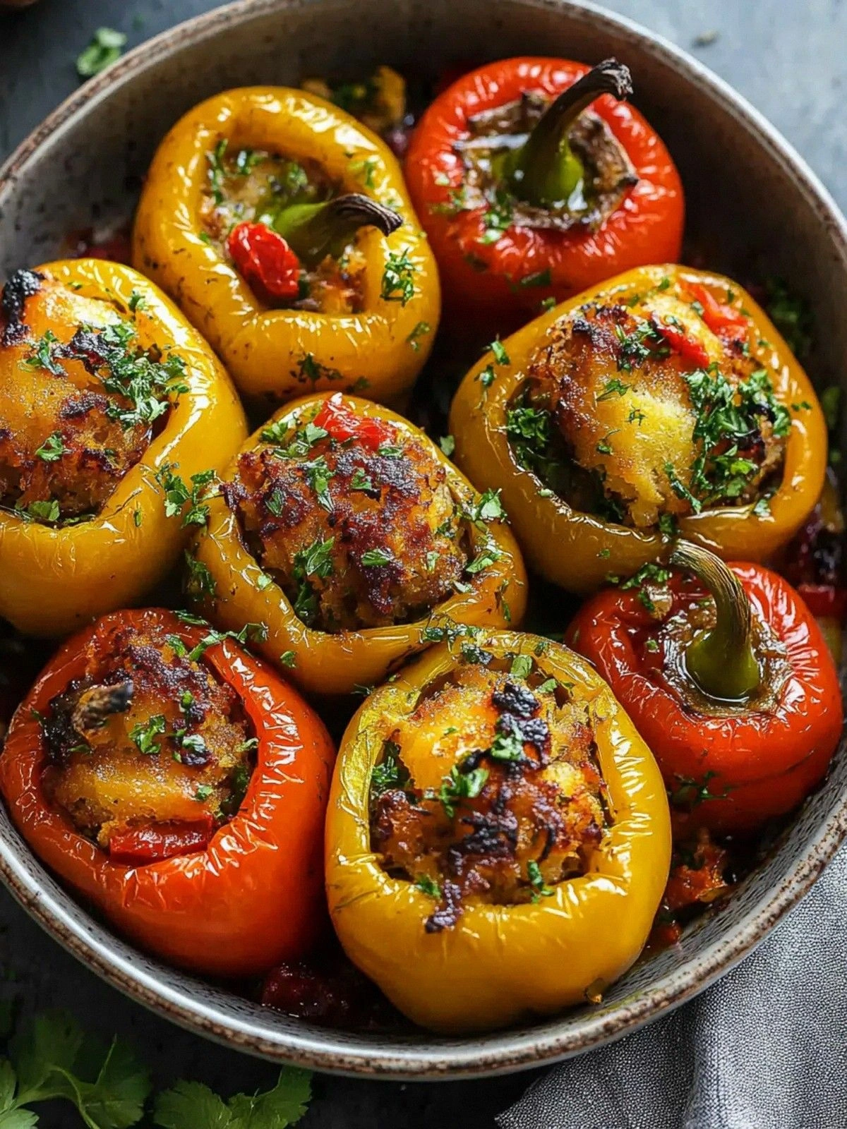 Delicious Turkish Stuffed Pepp