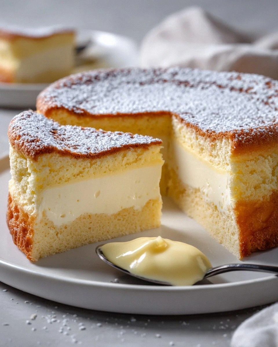 Delicious Vanilla Magic Custard Cake Recipe to Delight You!