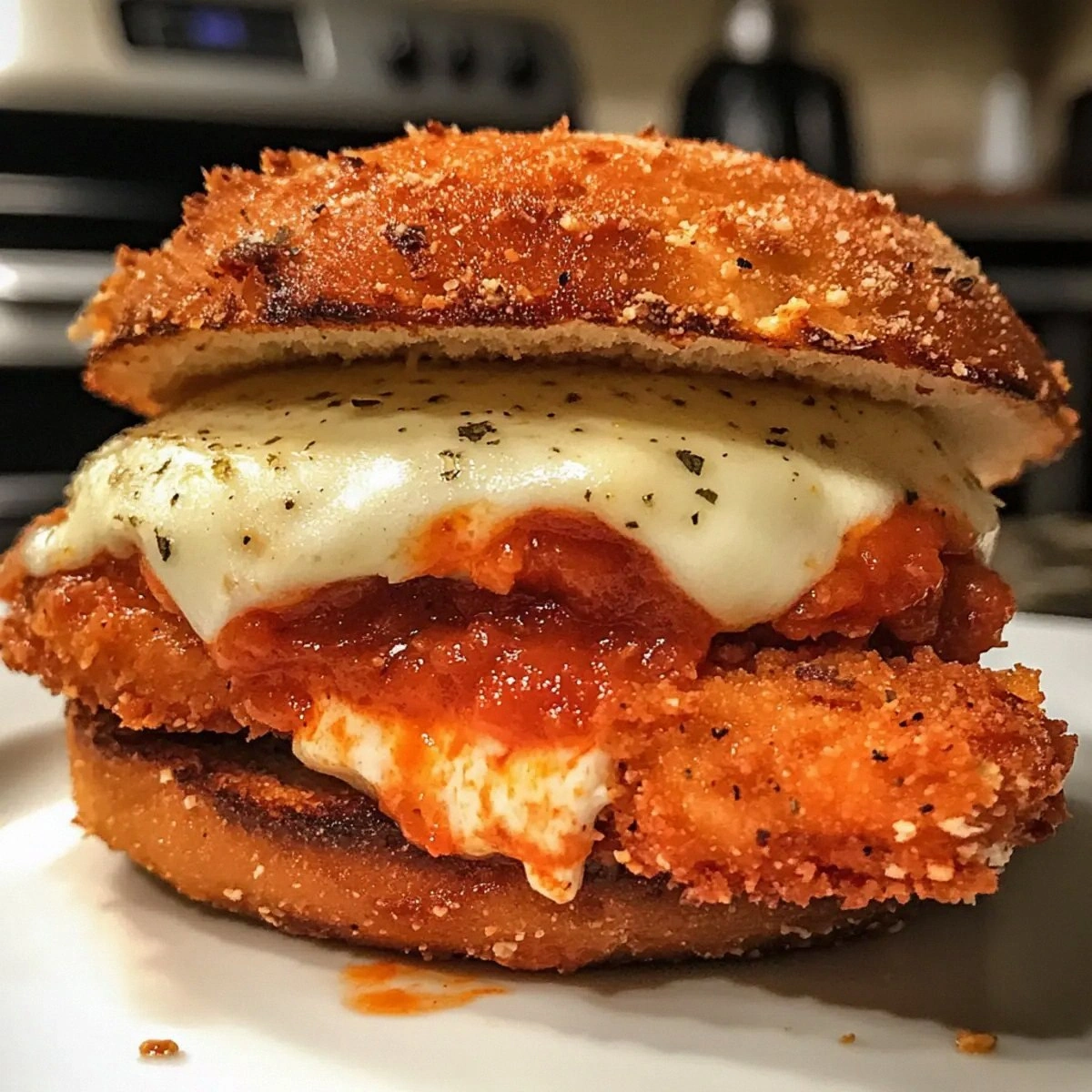 Delicious Vodka Sauce Chicken Parmesan Sandwich for Comfort Lovers
