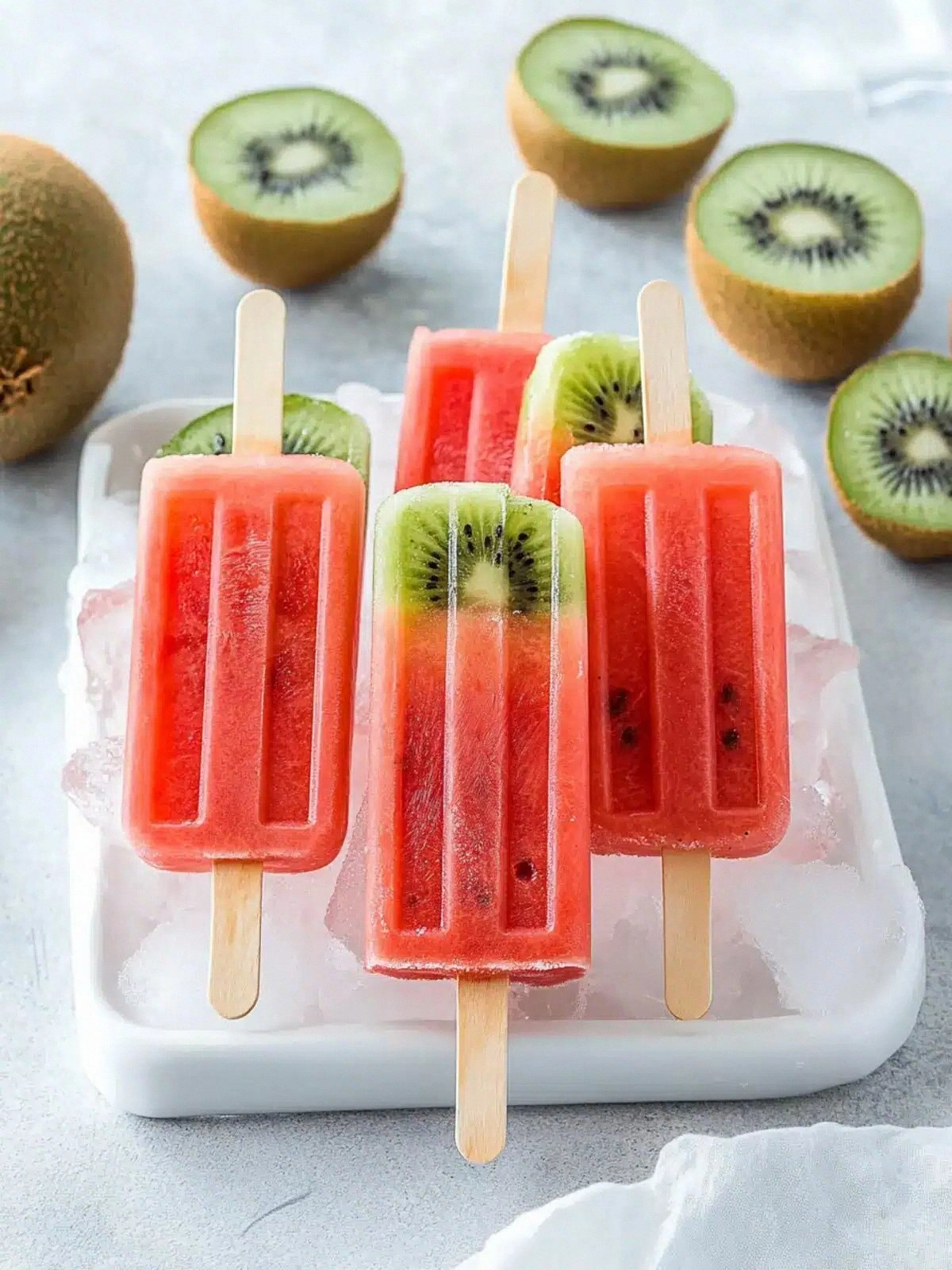 Delicious Watermelon Kiwi Pops