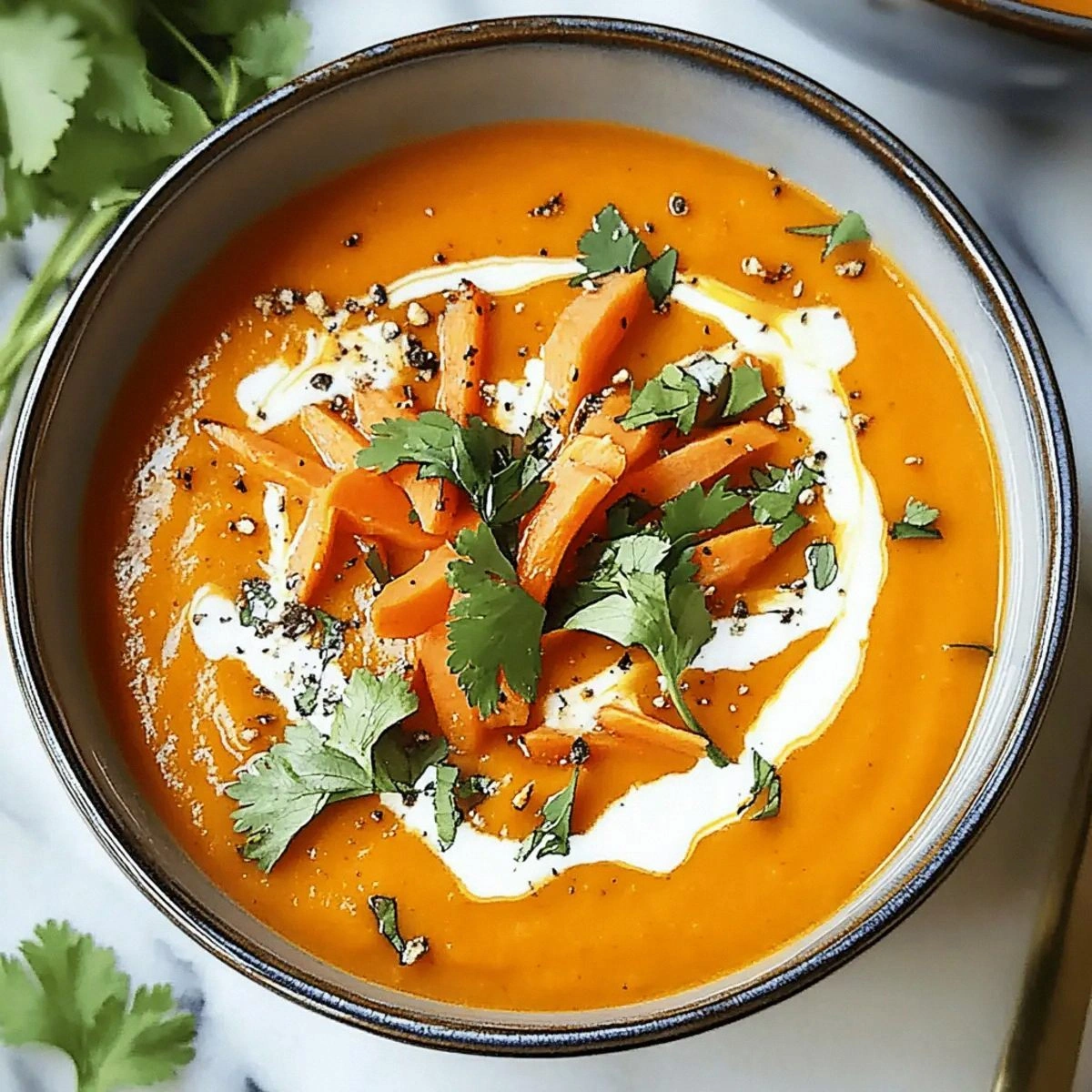 Deliciously Creamy Spicy Carrot Ginger Soup for Cozy Nights